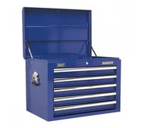 Sealey AP26059TC Topchest 5 Drawer With Ball-Bearing Slides - Blue