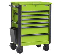 Sealey Superline Pro® Tool Trolley 6 Drawer - Green - AP266HV