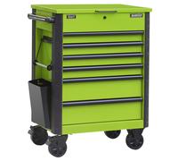 Sealey AP266HV Superline Pro® Tool Trolley 6 Drawer - Green