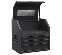 Sealey AP2704BE Topchest 4 Drawer 660Mm With Soft Close Drawers & Power Strip