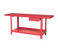 Sealey Workbench Steel 2 Meters With 1 Drawer Bottom Shelf 900Kg Capacity Ap3020