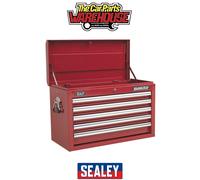 Sealey Topchest 5 Drawer with Ball Bearing Runners - Red Tool Chest AP33059