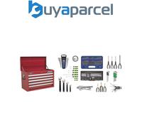 Sealey AP33059COMBO Superline PRO Topchest 5 Drawer with 140pc Tool Kit - Red