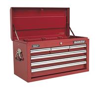 Sealey Topchest 6 Drawer with Ball Bearing Runners - Red Tool Chest AP33069