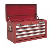 Sealey AP33069 6 Drawer Topchest with Ball Bearing Slides (Red)
