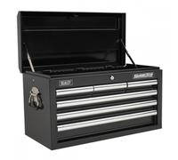Sealey AP33069B 6 Drawer Topchest with Ball Bearing Runners (Black)