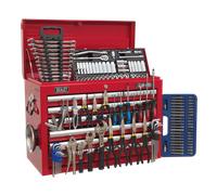 Sealey AP33109COMBO Topchest 10 Drawer with Ball Bearing Slides - Red & 139pc To