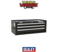 Sealey AP33339B Superline PRO Mid-Box Tool Chest 3 Drawer - Black