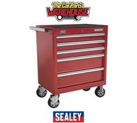 Sealey AP33459 Rollcab 5 Drawer with Ball Bearing Runners - Red