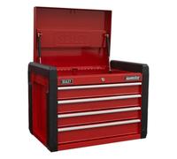 Sealey AP3401 RED Topchest 4 Drawer with Ball Bearing Slides