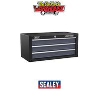 Sealey AP3503TB Mid-Box 3 Drawer with Ball Bearing Slides - Black/Grey