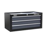 Sealey AP3503TB Mid-Box 3 Drawer with Ball Bearing Slides - Black/Grey