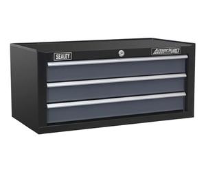 Sealey Ap3503Tb Mid-Box 3 Drawer With Ball Bearing Runners - Black/Grey