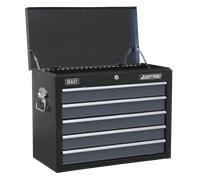 Sealey AP3505TB American PRO® Topchest 5 Drawer - Black/Grey