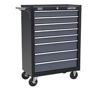 Sealey AP3508TB Rollcab 8 Drawer With Ball-Bearing Slides - Black/Grey