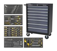 Sealey 136 Piece Hand Tool Kit in 8 Drawer Roller Cabinet