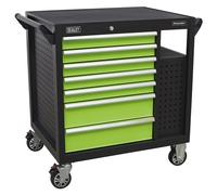 Sealey AP36MWS Mobile Workstation 7 Drawer & Cupboard 920Mm