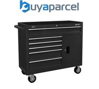 Sealey American Pro Rollcab 6 Drawer With Ball Bearing Slides 4 Keys Black Ap4106B