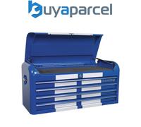 Sealey Top Chest 4 Drawer Wide Retro Blue & White Stripe - Part No. AP41104BWS