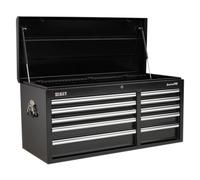 Topchest 10 Drawer with Ball-Bearing Slides Heavy-Duty - Black