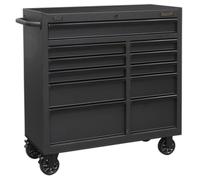 Sealey AP4111BE Superline PRO® Black Edition Rollcab with 11 Soft Close