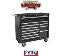Sealey AP41120B Superline PRO Heavy-Duty Rollcab 12 Drawer - Black