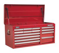 Sealey AP41149 Topchest 14 Drawer with Ball Bearing Runners Heavy-...