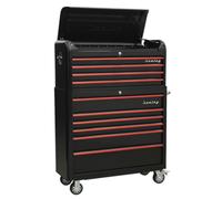 Sealey AP41COMBOBR Premier™ Retro Style Wide Topchest & Rollcab Combination 10