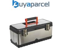 Stainless Steel Toolbox 505mm with Tote Tray