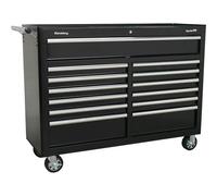 Sealey AP5213TB Rollcab 13 Drawer with Ball Bearing Runners - Black
