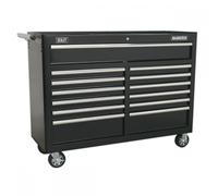 Sealey Ap5213Tb Rollcab 13 Drawer With Ball Bearing Runners - Black