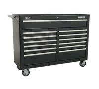 Sealey Rollcab 13 Drawer with Ball-Bearing Slides - Black AP5213TB