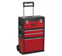 Sealey Wheeled Mobile Toolbox AP548 - Steel/Composite, 3-Compartment 490mm