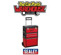 Sealey Wheeled Mobile Toolbox AP548 - Steel/Composite, 3-Compartment 490mm