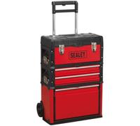 Sealey AP548 Mobile Steel/Composite Toolbox - 3 Compartment