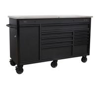 Sealey AP6310BE Mobile Tool Cabinet 1600mm with Power Tool Charging Drawer