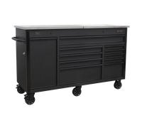 Sealey Superline PRO® Mobile Tool Cabinet with Power Tool Charging Drawer 1600mm