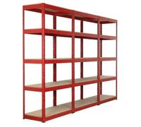 Sealey Ap6350Combo1 Racking Unit With 5 Shelves 350Kg Capacity Per Level - Set Of 3