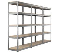 Sealey Ap6350Gscombo1 Racking Unit With 5 Shelves 350Kg Capacity Per Level - Set Of 3