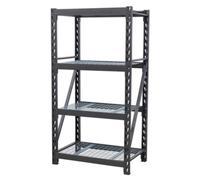 Sealey AP6372 Heavy-Duty Racking Unit with 4 Mesh Shelves 640kg Capacity
