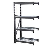 Sealey AP6372E Heavy-Duty Racking Extension Pack With 4 Mesh Shelves 640Kg Capacity Per Level
