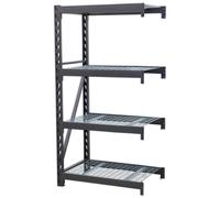 Sealey AP6372E Heavy-Duty Racking Extension Pk4 Mesh Shelves 640kg CapPer Level