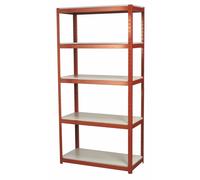 Sealey AP6500 Racking Unit with 5 Shelves 500kg Capacity Per Level