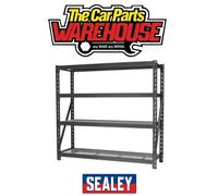 Sealey Heavy Duty Racking Unit with 4 Mesh Shelves 800Kg Capacity Per Level