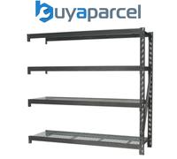 Sealey Heavy Duty Rack Extension Pack 4 Mesh Shelves 800Kg Capacity Per Level