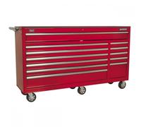Sealey AP6612 Rollcab 12 Drawer With Ball-Bearing Slides Heavy-Duty - Red