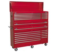 Sealey AP66COMBO1 Topchest, Mid-Box Tool Chest & Rollcab Combination 23 Drawer
