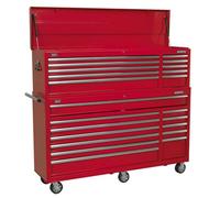 Sealey 23 Drawer Wide Tool Roller Cabinet and Top Chest Combo