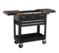 Sealey Mobile Tool & Parts Trolley - Black Workshop Trolleys Work Tools AP705MB