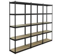 Sealey Ap900Rcombo1 Racking Unit With 5 Shelves 340Kg Capacity Per Level - Set Of 3